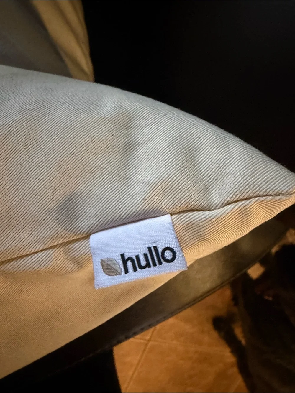 Hullo Buckwheat filled pillow 20”x26” standard size pillow